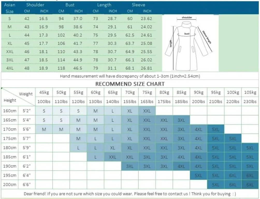 Winter Men's Wool Coats Middle Long Cotton-Padded Thick Warm Woolen Coat Male Trench Coat