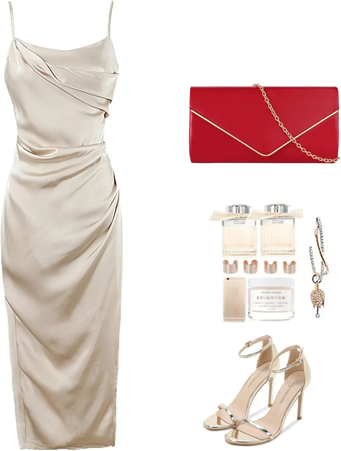 Women Glossy Patent Leather Evening Purse Flap Envelope Clutch Handbag Chain Wedding Crossbody Shoulder