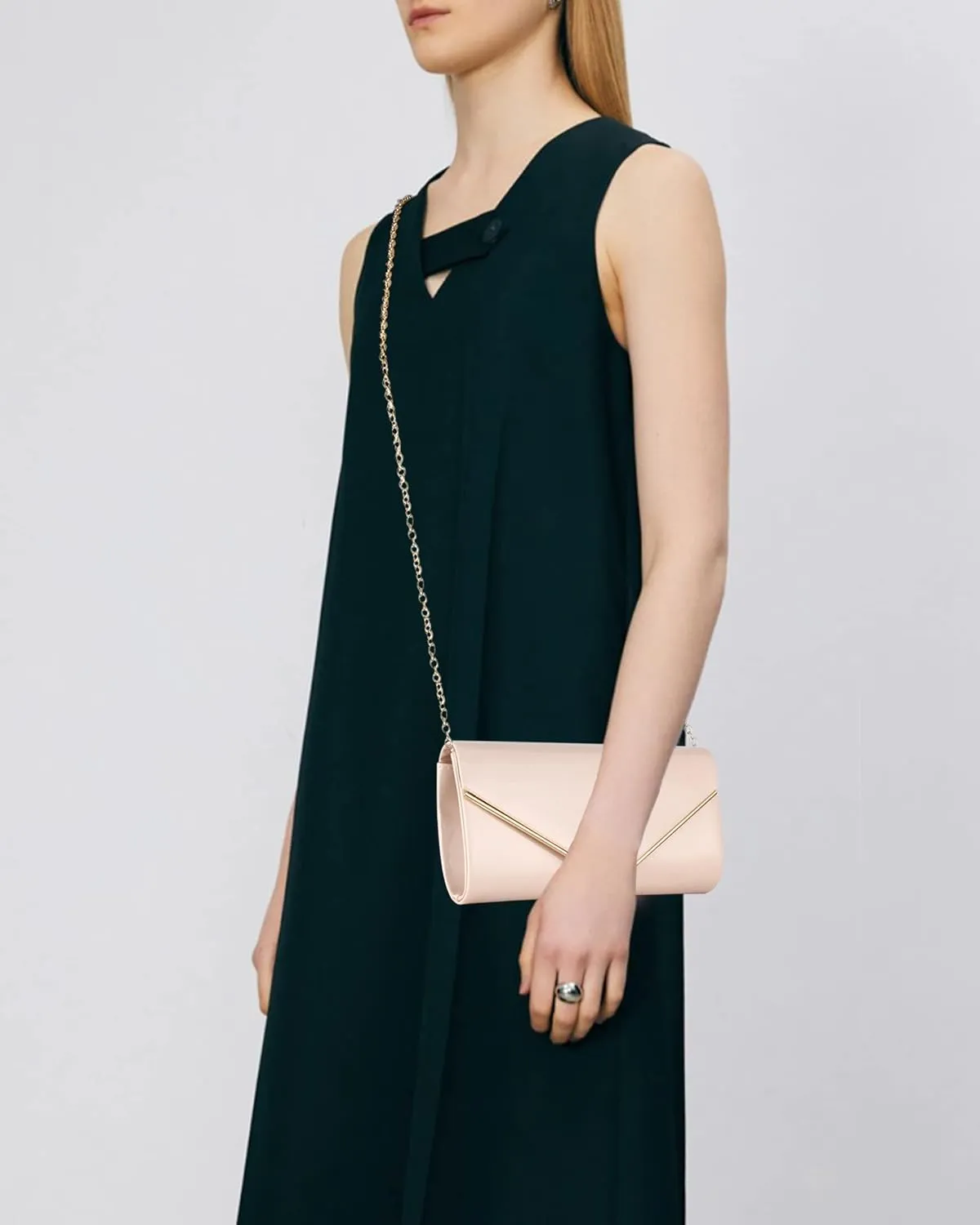 Women Glossy Patent Leather Evening Purse Flap Envelope Clutch Handbag Chain Wedding Crossbody Shoulder