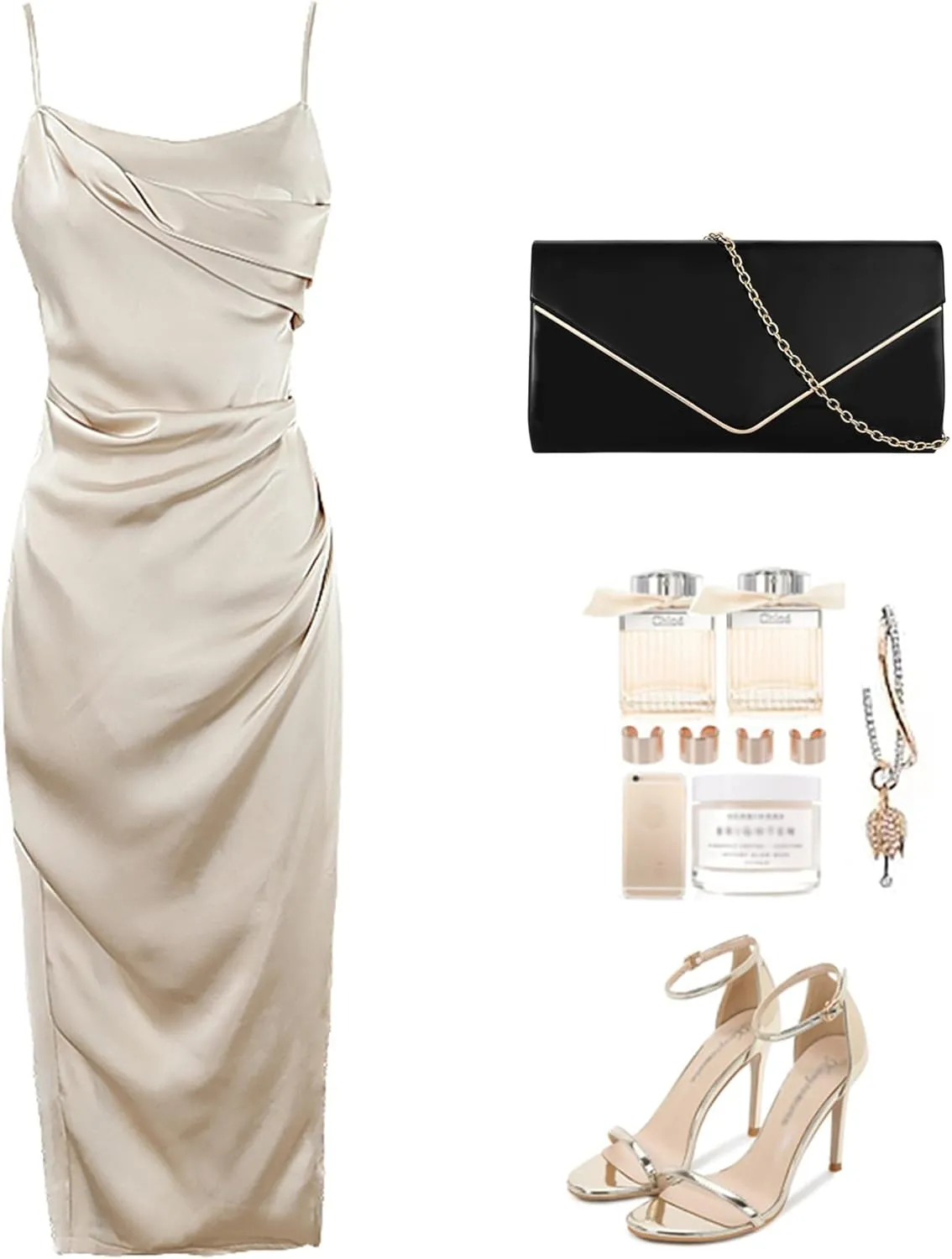 Women Glossy Patent Leather Evening Purse Flap Envelope Clutch Handbag Chain Wedding Crossbody Shoulder