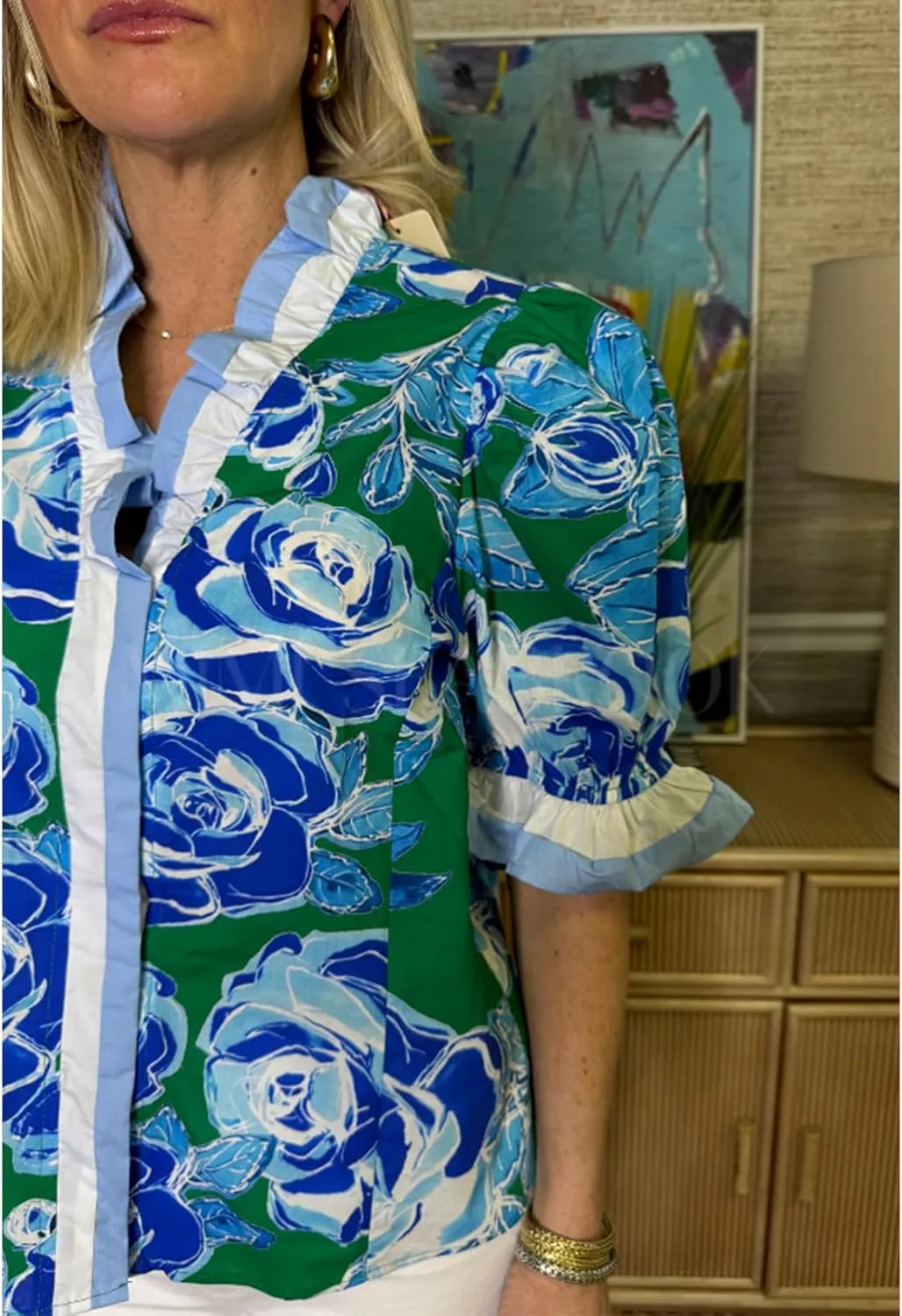 Women Y2k Floral Peplum Blouse Top Boho Front Button Down Ruffle Cap Sleeve Flowy Going Out Babydoll Tank Shirts