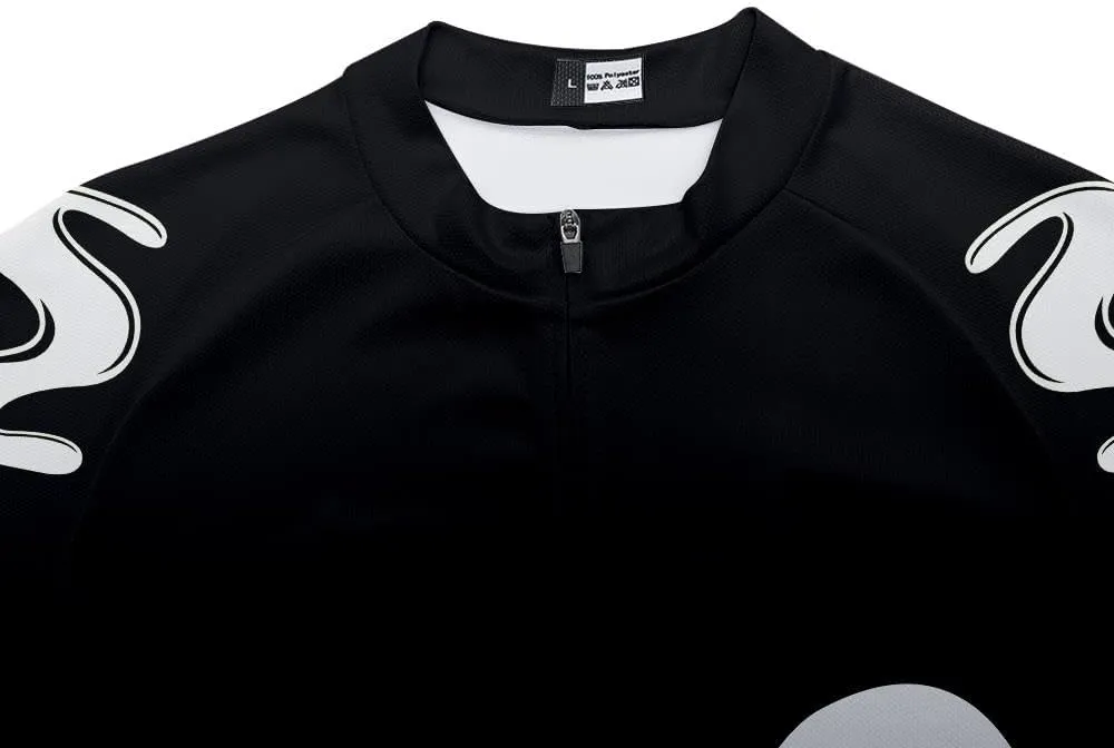 Women's Cycling Jersey Set Long Sleeve Bike Shirts Bicycle Clothing Cycling Bib Pants with Gel Padded