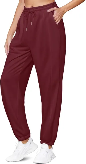 Women's High Waist Baggy Sweatpants Lounge Drawstring Workout Pants with Pockets Sweats for Women Running Joggers