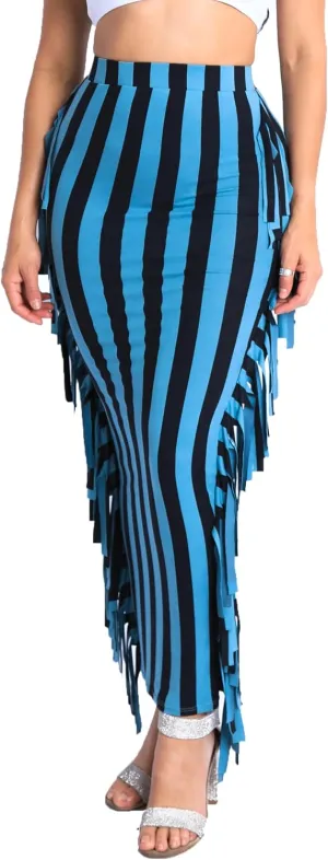 Women's High Waist Maxi Bodycon Pencil Skirt Stretchy Fabric for Comfort and Style