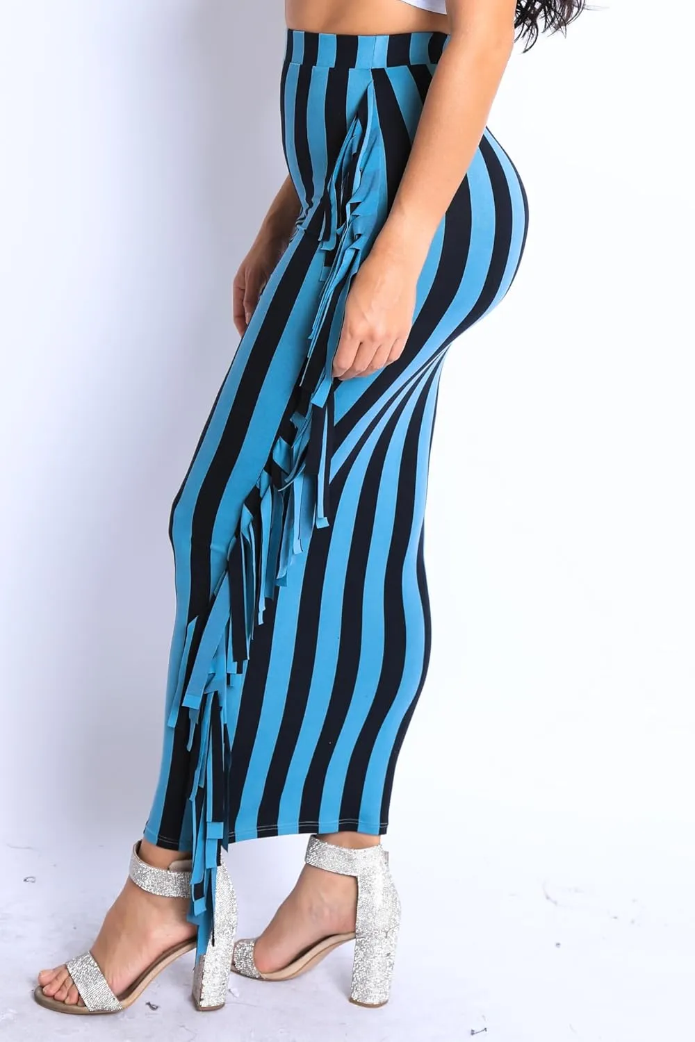 Women's High Waist Maxi Bodycon Pencil Skirt Stretchy Fabric for Comfort and Style