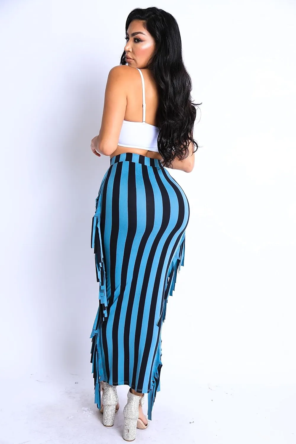 Women's High Waist Maxi Bodycon Pencil Skirt Stretchy Fabric for Comfort and Style