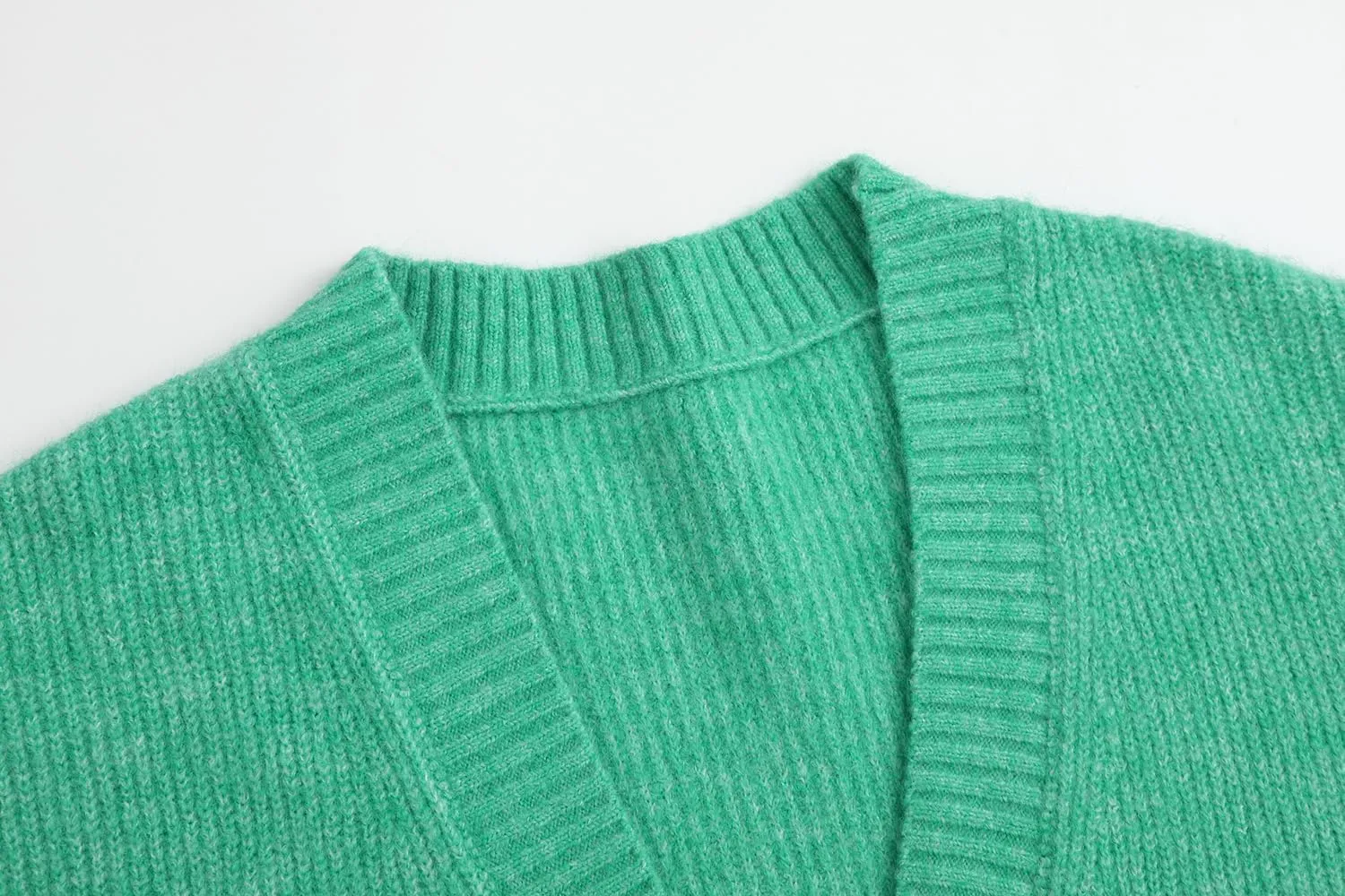Women's Knit Cardigans Open Front Long Sleeve V Neck Button Down Loose Cardigan Sweaters Cable Knit Outwear Coats