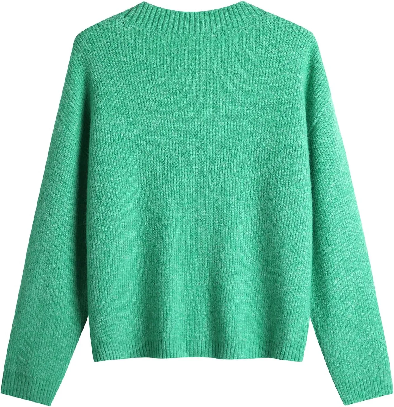 Women's Knit Cardigans Open Front Long Sleeve V Neck Button Down Loose Cardigan Sweaters Cable Knit Outwear Coats
