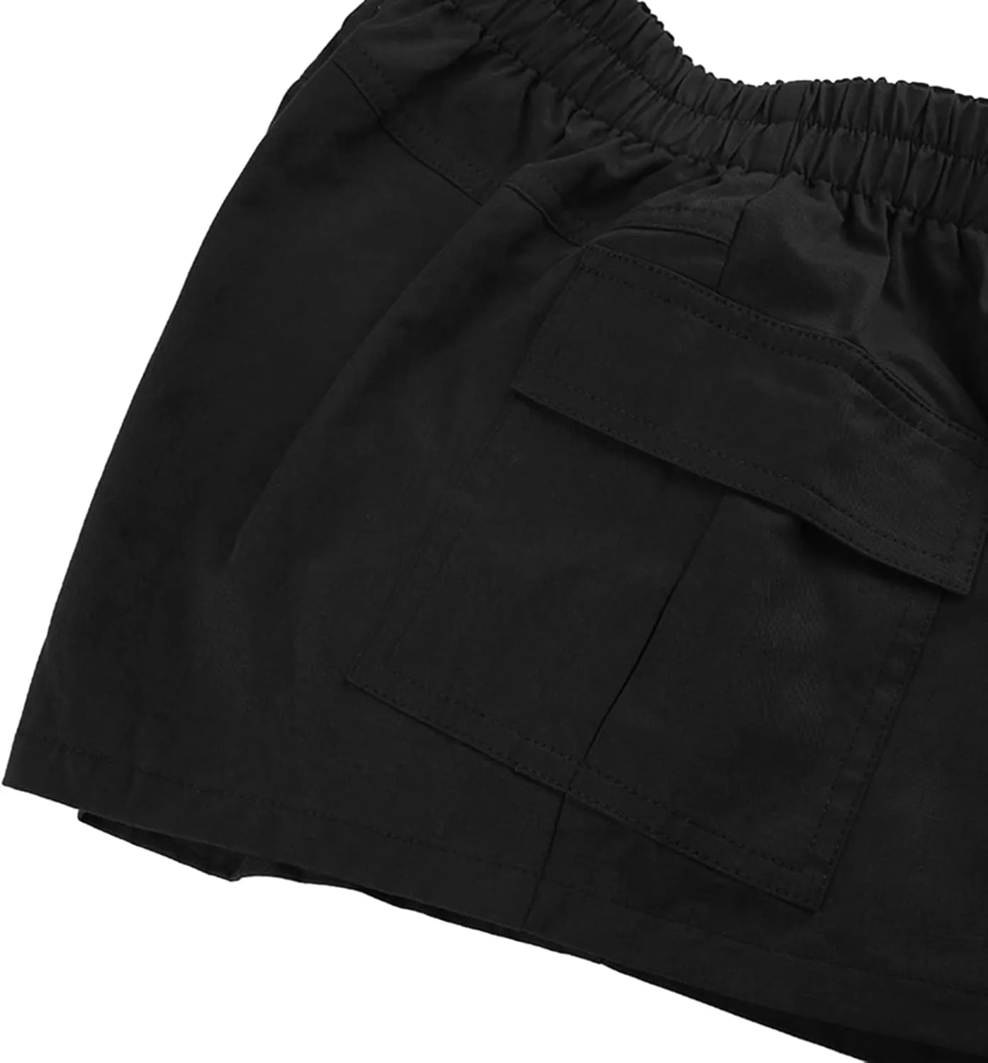 Women's Low Waist Cargo Shorts Slim-Fitted Elastic Casual Jean with Pockets Y2K Summer Short Hot Pants