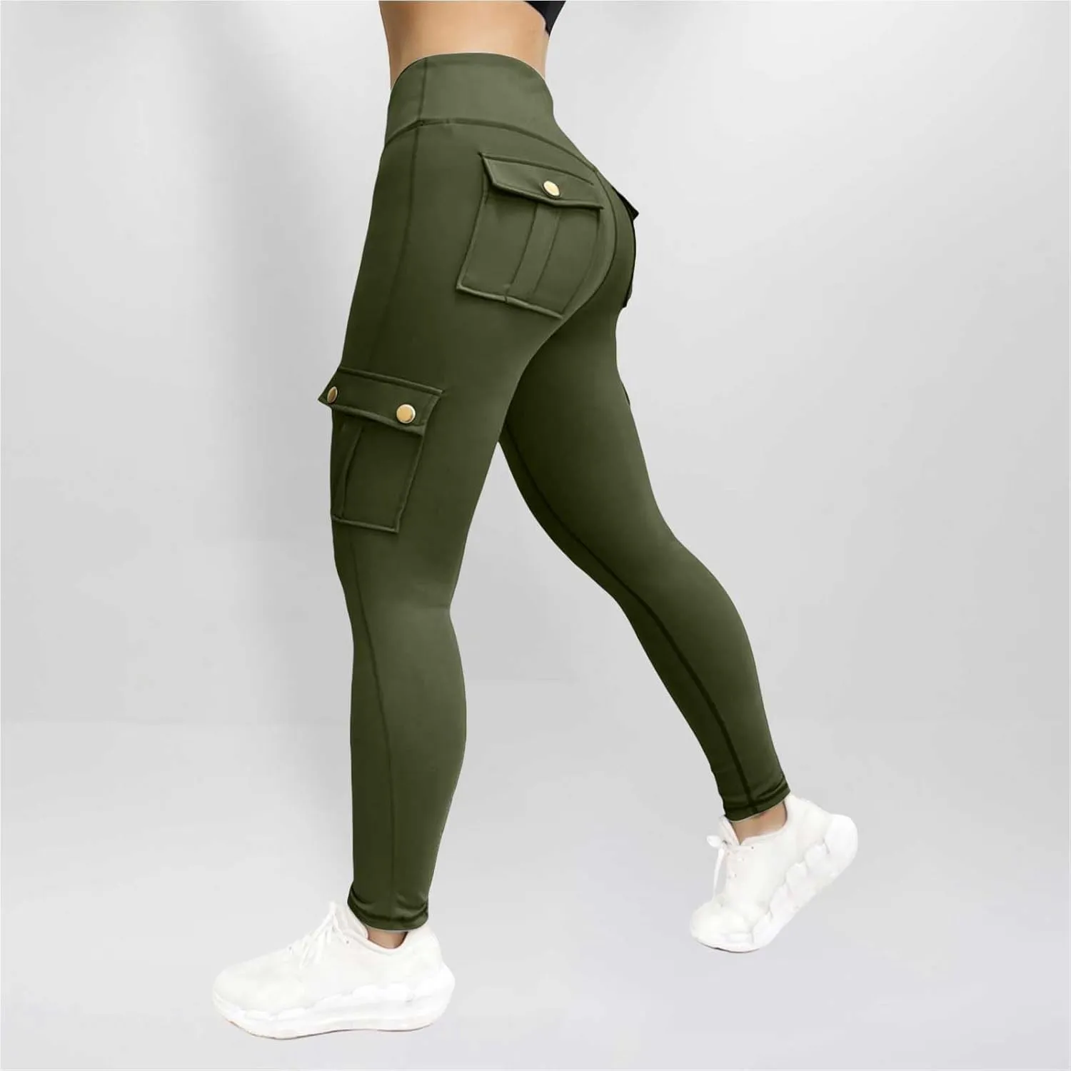 Women's Workwear Fitness Pants High Elastic Tight Yoga Pants Quick Drying Running Trousers 2X Yoga Pants