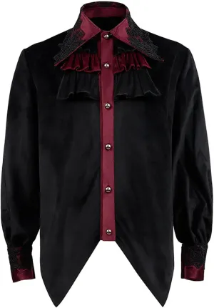 Work Shirts for Men Fashion Elegant Long Sleeve Dress T Shirt Causal Stylish Solid Work Suit Tees Trendy Clothes