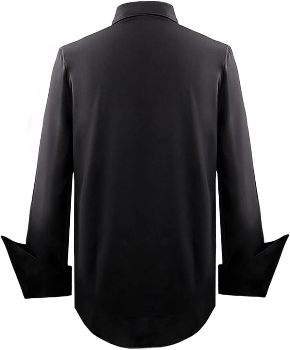 Work Shirts for Men Fashion Elegant Long Sleeve Dress T Shirt Causal Stylish Solid Work Suit Tees Trendy Clothes