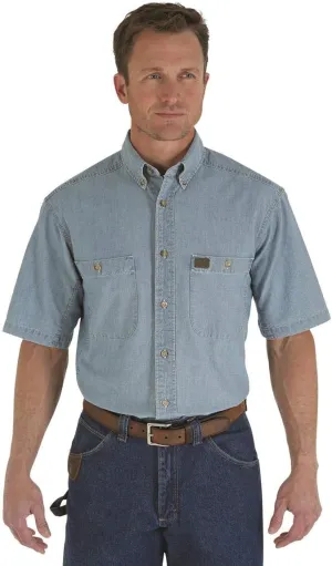 Wrangler Men's Chambray Work Shirt