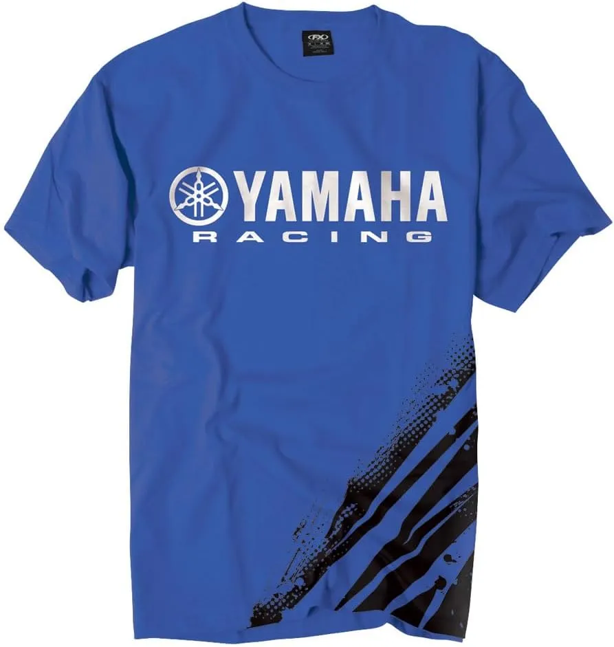 YAMAHA S/S T-Shirt 100% Cotton Powersports Motorcycle ATV UTV Crew Neck Short Sleeve T-Shirt
