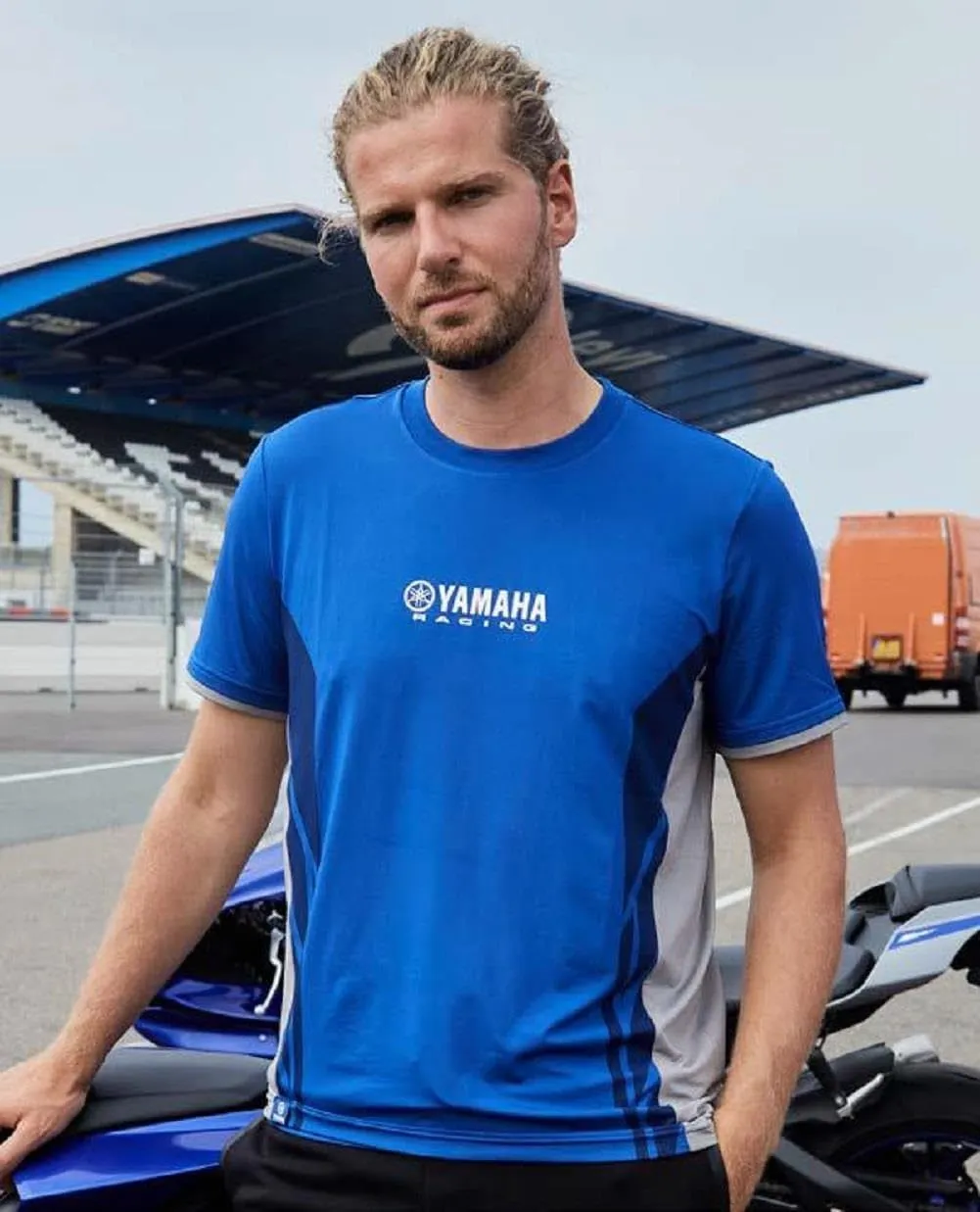 YAMAHA S/S T-Shirt 100% Cotton Powersports Motorcycle ATV UTV Crew Neck Short Sleeve T-Shirt