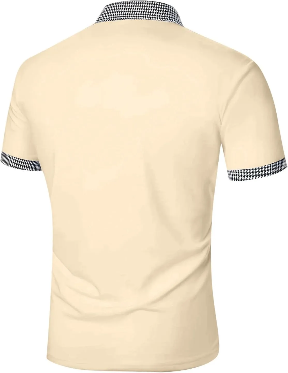 Ymosrh Men's Work Polo Shirts Short Sleeve Work Golf Polos Business Casual Collared Shirts, M-3XL