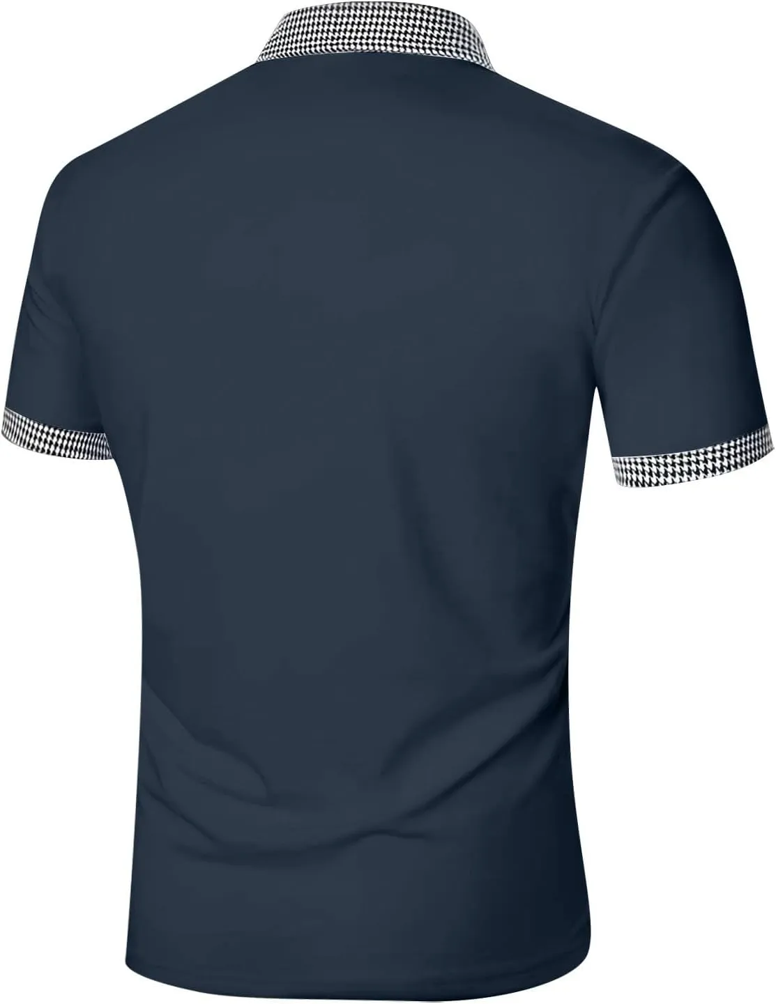 Ymosrh Men's Work Polo Shirts Short Sleeve Work Golf Polos Business Casual Collared Shirts, M-3XL