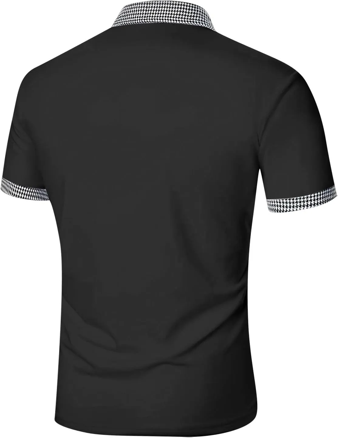 Ymosrh Men's Work Polo Shirts Short Sleeve Work Golf Polos Business Casual Collared Shirts, M-3XL
