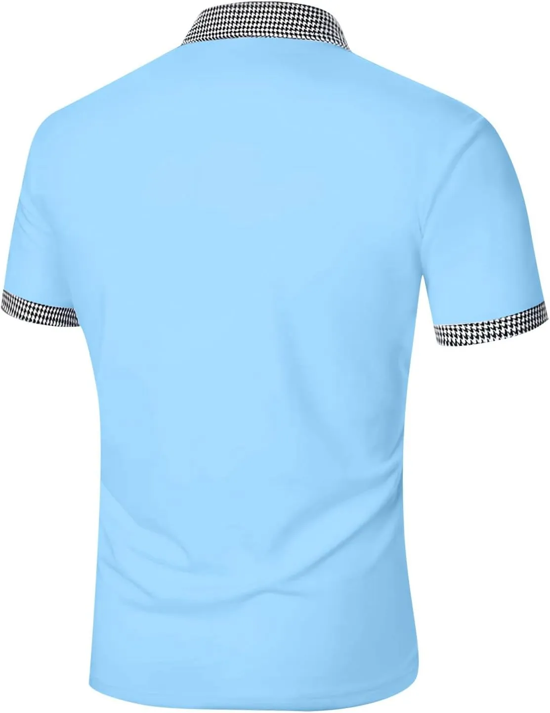 Ymosrh Men's Work Polo Shirts Short Sleeve Work Golf Polos Business Casual Collared Shirts, M-3XL