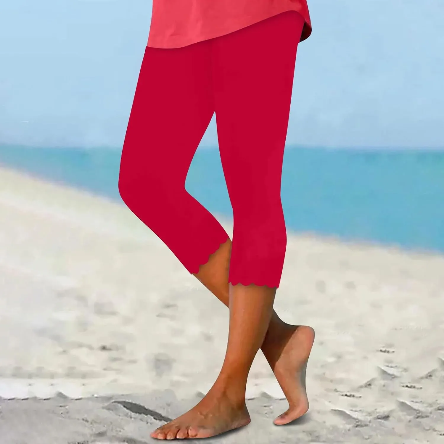 Yoga Pants Women Yoga Casual Elastic Sweatpants Leggings Workout High Waisted Trousers Summer Running Pants
